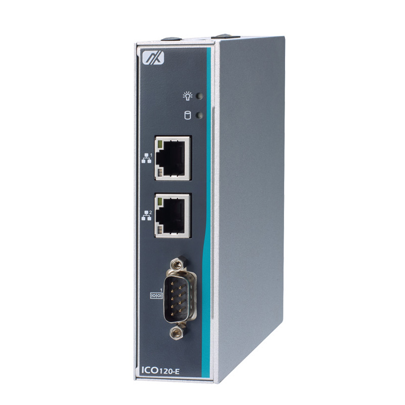 Axiomtek ICO120-E3350 compact DIN-rail industrial edge computer
